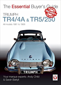 Umschlag Buch Triumph TR4 / 4A & TR5 / 250 - All models (1961-1968)