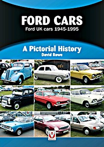 GVEL16429 Okładka książki Ford Cars - Ford UK cars 1945-1995 - A Pictorial History