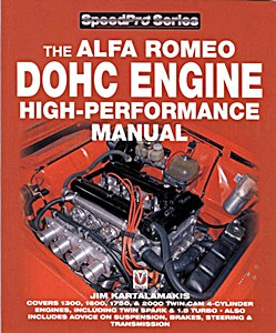 GVEL40198 Okładka instrukcji napraw The Alfa Romeo DOHC High-performance Manual