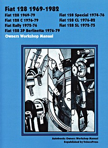 Okładka instrukcji napraw Fiat 128 (1969-1982)