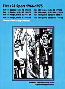 Umschlag Reparaturhandbuch Fiat 124 Sport Coupé & Spyder (1966-1975)