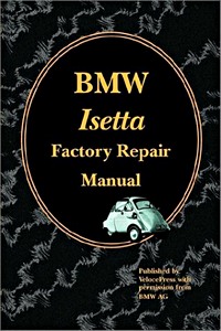 Okładka instrukcji napraw BMW Isetta Factory Repair Manual