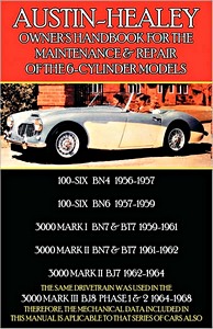 Okładka instrukcji napraw Austin-Healey 100-Six and 3000 - 6-Cylinder Models (1956-1968)