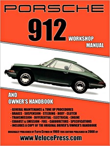 Okładka instrukcji napraw Porsche 912 (1965-1968)