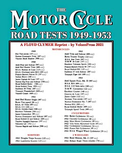 Couverture livre Motorcycle Road Tests 1949-1953 (from The Motor Cycle Magazine UK)