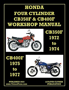 Werkplaatshandboek: Honda CB350 F & CB400 F - 4-Cylinder (1972-1977) - Factory Workshop Manual