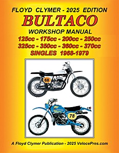 Bultaco 125cc, 175cc, 200cc, 250cc, 325cc, 350cc, 360cc, 370cc Singles (1968-1979) - Workshop Manual