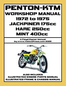 Penton-KTM Jackpiner 175cc, Hare 250cc, Mint 400cc (1972-1975) - Workshop Manual And Parts Manuals | Floyd Clymer Manual Reprint | Veloce Press