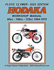 Hodaka 90cc, 100cc, 125cc (1964-1978) - Workshop Manual | Floyd Clymer Manual Reprint | Veloce Press
