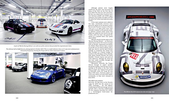 Pages du livre Porsche 911 (991): The Definitive History 2011 to 2019 (1)