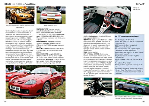 Seiten aus dem Buch MG Cars 1930 to 2006 - A Pictorial History (1)
