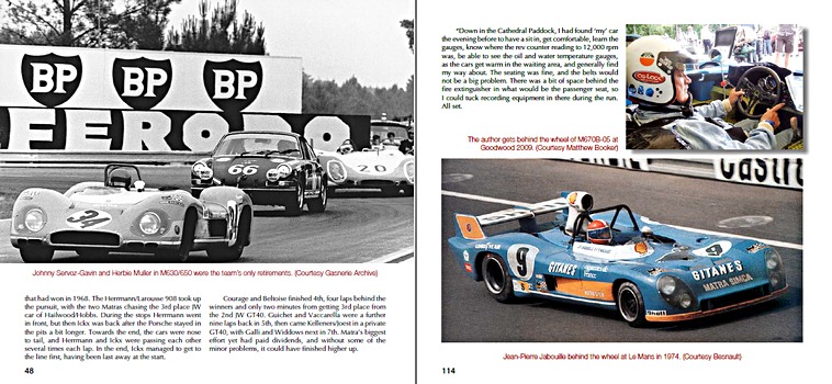Pages du livre Matra Sports Cars 1966 to 1974 (1)
