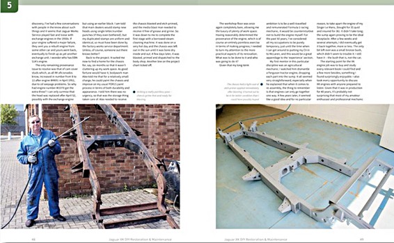 Strony książki Jaguar XK DIY Restoration & Maintenance (1)