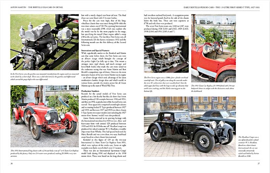 Strony książki Aston Martin – The Bertelli Era Cars In Detail (1)