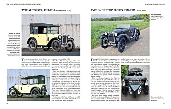 Strony książki The Complete Catalogue of the Austin Seven (1)