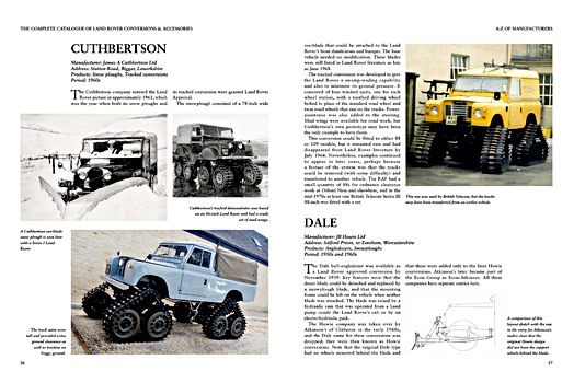 Pages of the book The Complete Catalogue of Land Rover Conversions (1)