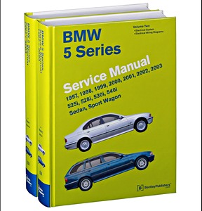 Páginas del libro BMW 5 Series (E39) - 525i, 528i, 530i, 540i (1997-2003) (USA) - Bentley Service Manual (1)