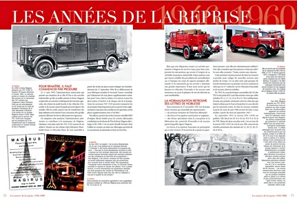 Pages du livre Magirus: Histoire des vehicules de pompiers (2)