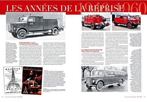 Pages du livre Magirus: Histoire des vehicules de pompiers (2)