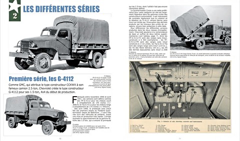 Pages du livre Les camions de l'U.S. Army: Chevrolet 1.50-ton 4x4 (1)