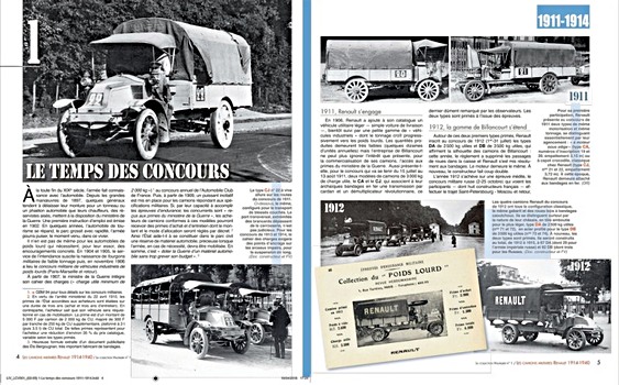 Bladzijden uit het boek Tous les Renault militaires 1914-1940 (1): Les camions (1)