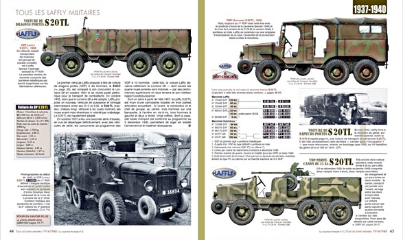 Bladzijden uit het boek Tous les Laffly militaires 1914-1940 (1)