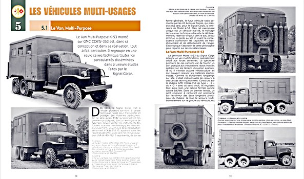 Pages of the book Les véhicules des transmissions de l'U.S. Army (1)