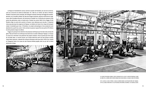 Pages of the book Vespa - L'histoire d'une legende (1)