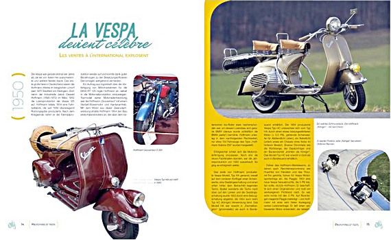 Strony książki Un amour de Vespa (1)