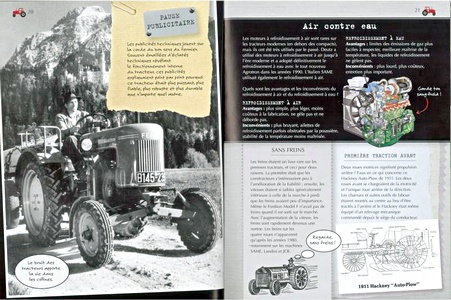Strony książki Incroyables tracteurs: Guide illustre (1)
