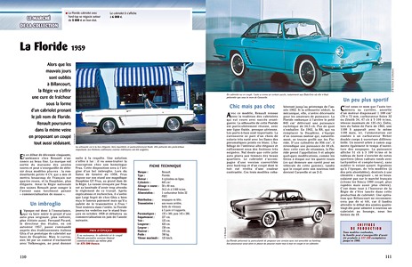 Pages du livre Voitures Renault de collection (1)