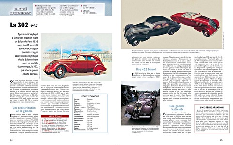Strony książki Voitures Peugeot de collection (1)