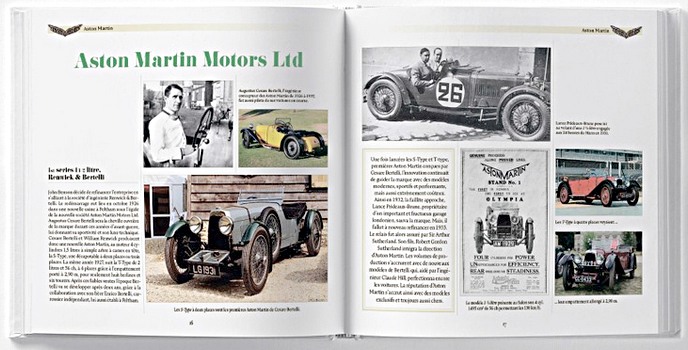 Pages du livre 200 Aston Martin qui firent l'histoire 1913-2000 (1)