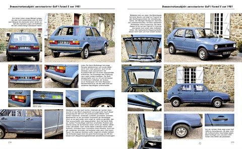 Páginas del libro VW Golf 1 (1974-1983) - Modellgeschichte, Kaufberatung, Pannenhilfe (Passion Oldtimer) (1)
