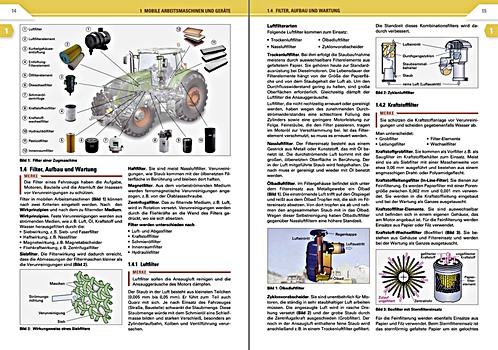 Bladzijden uit het boek Fachkunde Land- und Baumaschinentechnik (1)