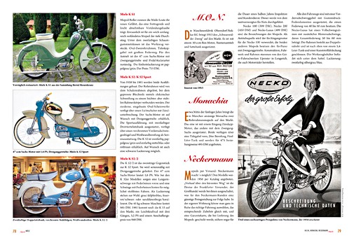 Pages du livre Die Mopeds der Wirtschaftswunderzeit (1)