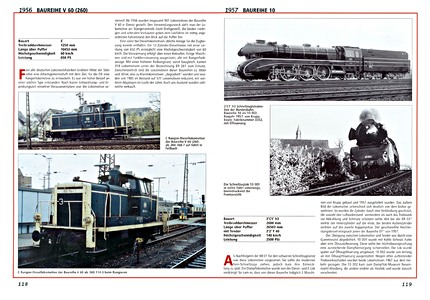 Pages of the book Lokomotiven: Die wichtigsten deutschen Baureihen (1)