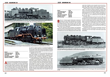Seiten aus dem Buch Lokomotiven: Die wichtigsten deutschen Baureihen (2)