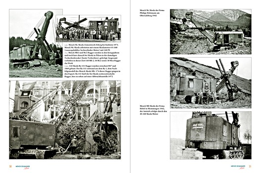 Pages of the book Menck Seilbagger Album (2)