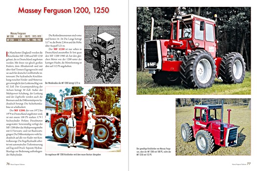 Seiten aus dem Buch Massey-Ferguson Traktoren in Deutschland (2)