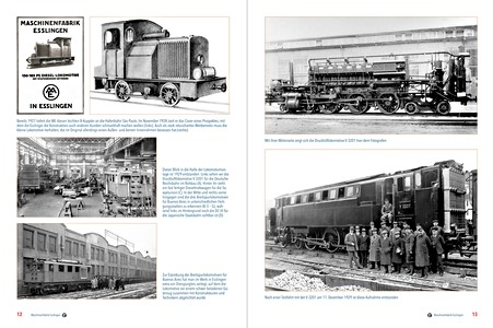 Strony książki Maschinenfabrik Esslingen: Lokomotiven (1)
