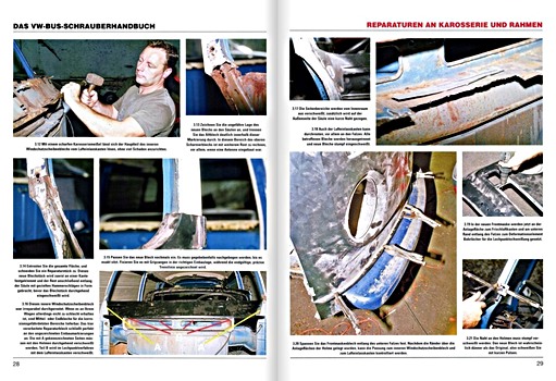 Pages du livre Das VW Bus (T2) Schrauberhandbuch (2)