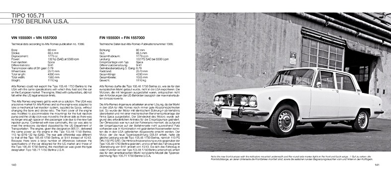 Pages of the book Alfa Romeo Berlina (2)