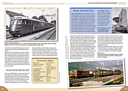 Seiten aus dem Buch Schweizer Bahnen 1960er-Jahre (1)