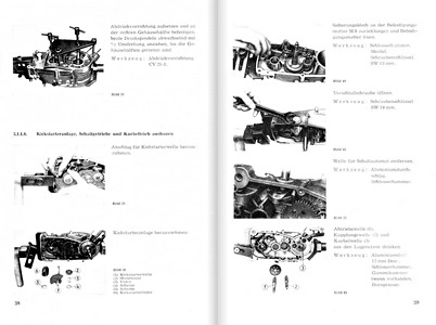 Strony książki Simson Schwalbe - Die Reparaturanleitung (1)