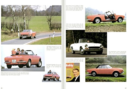 Strony książki Das grosse Fiat-Spider-Buch (Reprint) (2)