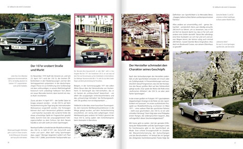 Strony książki Mercedes Benz SL: Die Baureihe 107 (1)