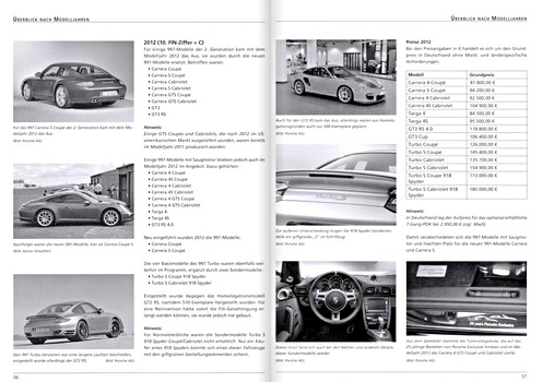 Pages du livre Handbuch Porsche 911 Typ 997 (2004-2012) (1)