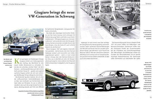 Pages of the book VW Scirocco - Alle Modellreihen (1)