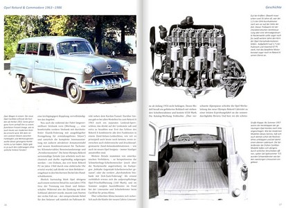 Páginas del libro Opel Rekord & Commodore - Entwicklung, Geschichte, Technik (1)
